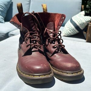 Dr. Marten 8-Eyelet Pascal Boots Red US 9 EU 41